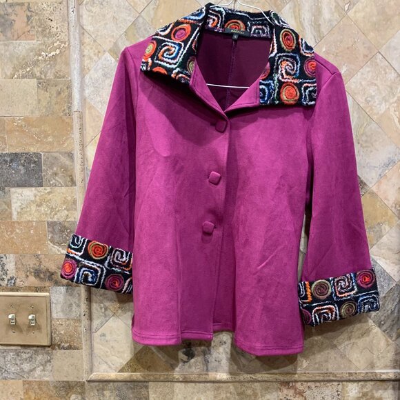 Radzoli Jackets & Blazers - Purple Jacket XL